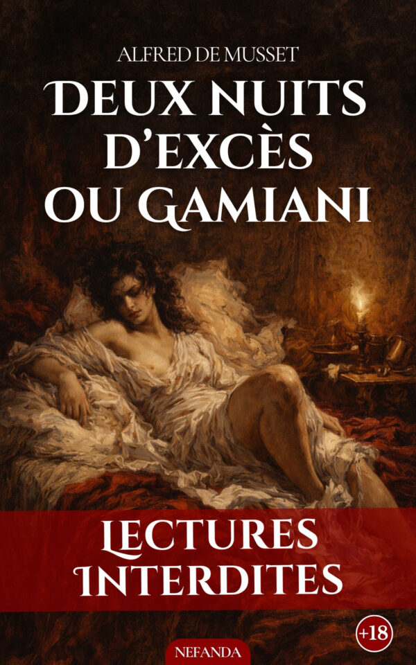 Couverture de l’ebook Deux nuits d’excès ou Gamiani de Alfred de Musset