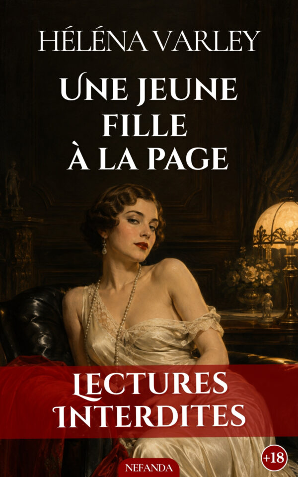 Couverture de l’ebook Une jeune fille à la page de Héléna Varley